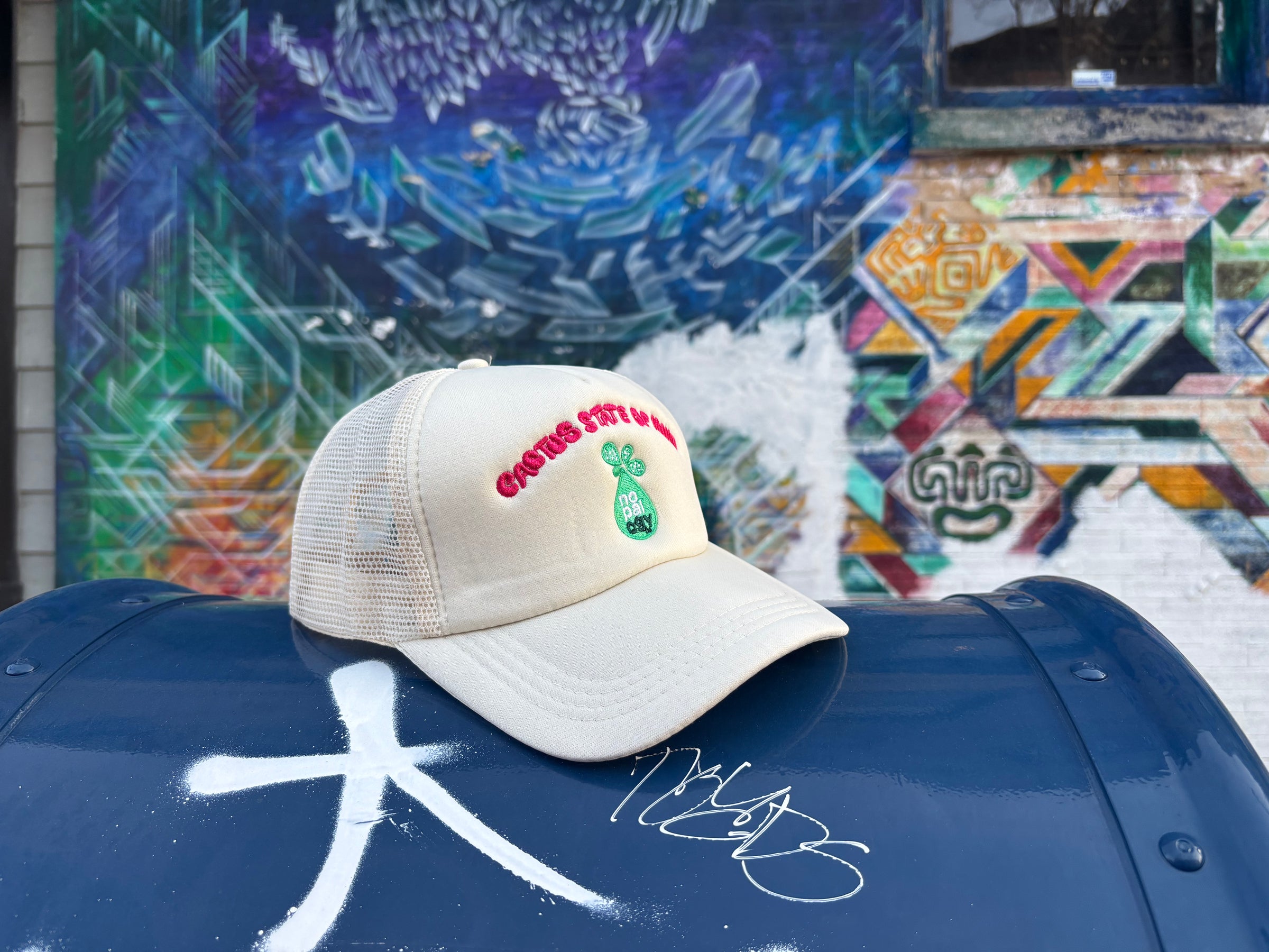 Cactus State of Mind Trucker Hat (Cream)
