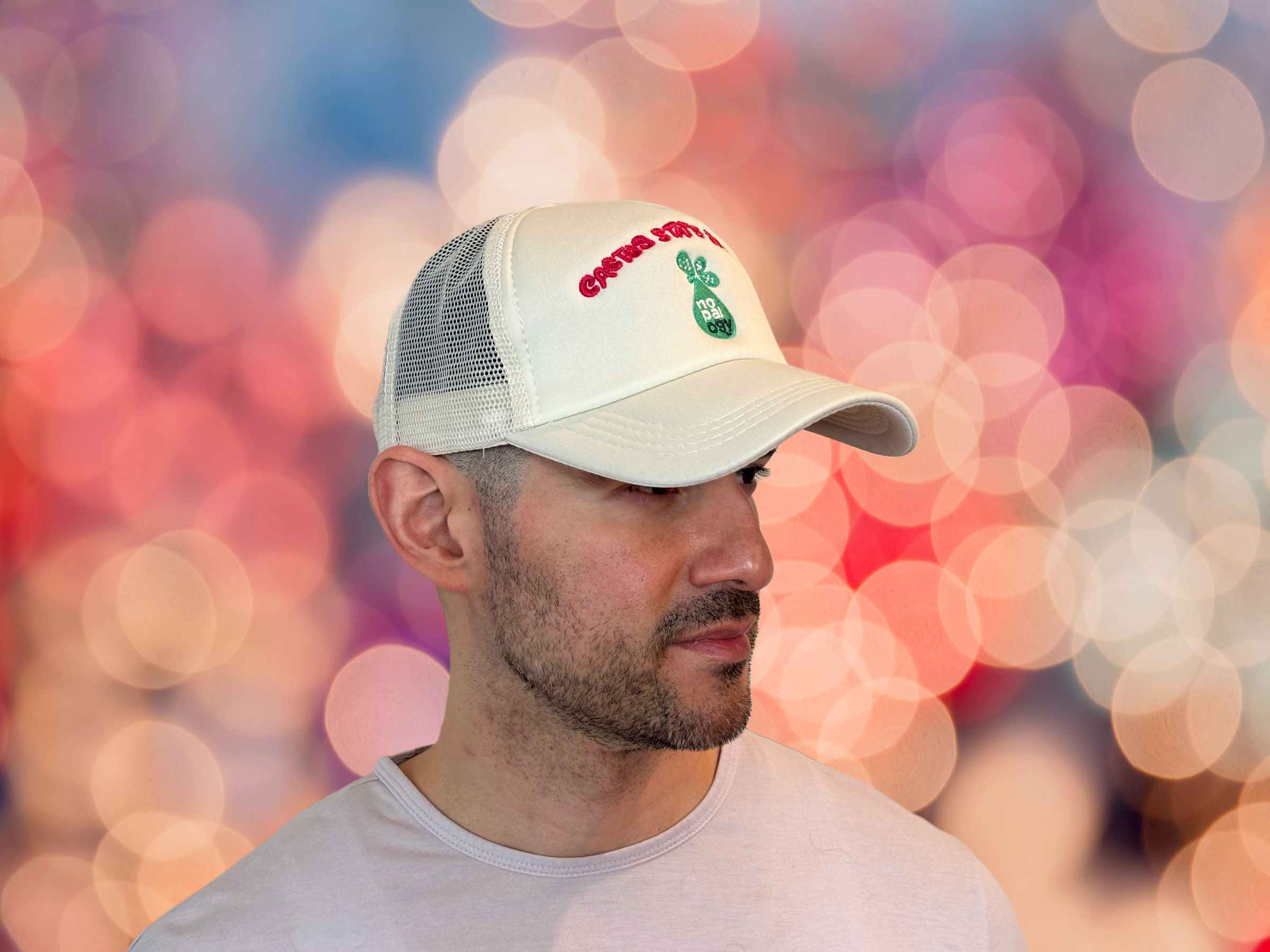 Cactus State of Mind Trucker Hat (Cream)