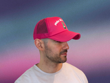 Nopal en la Frente Trucker Hat (Pink)