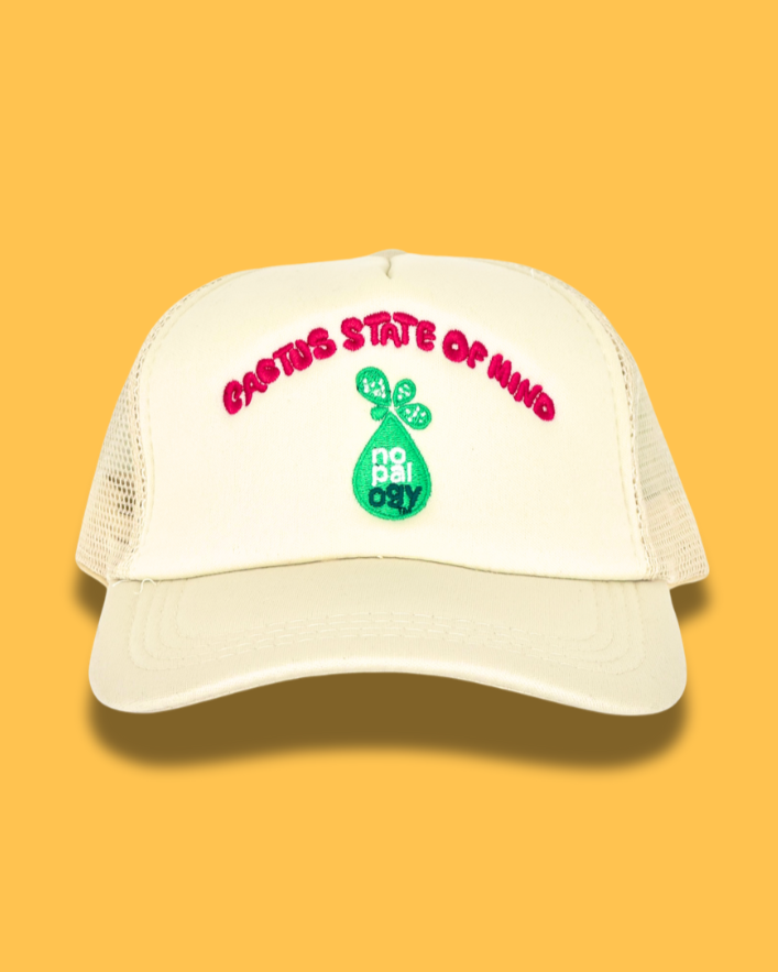 Cactus State of Mind Trucker Hat (Cream)
